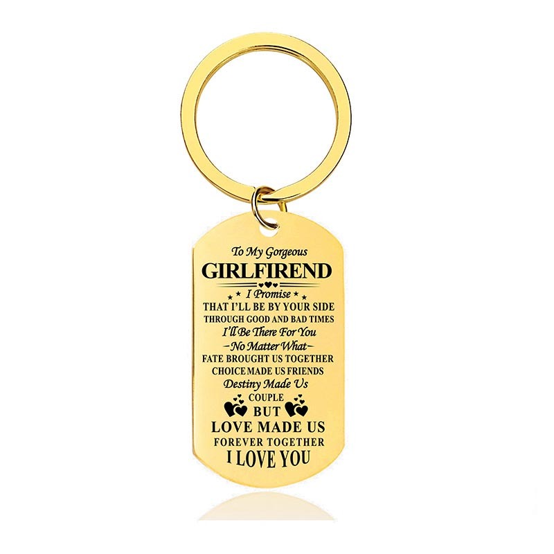 I'll Be By Your Side Through Good And Bad Time - Inspirational Keychain - A915-Jolura