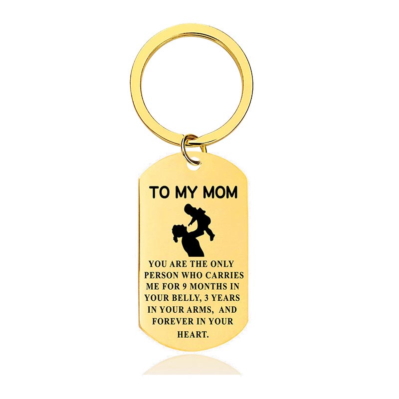 To My Mom - You Are The Only Person - Inspirational Keychain - A917-Jolura