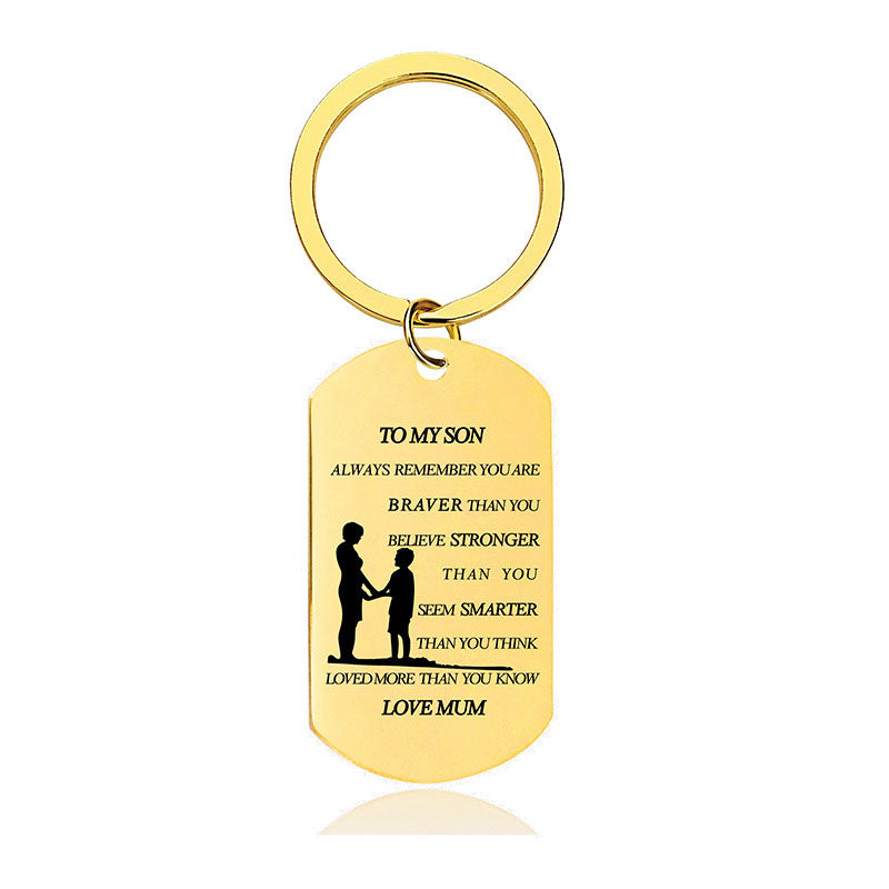 Always Remember You Are Braver Than You Believe - Inspirational Keychain - A899-Jolura