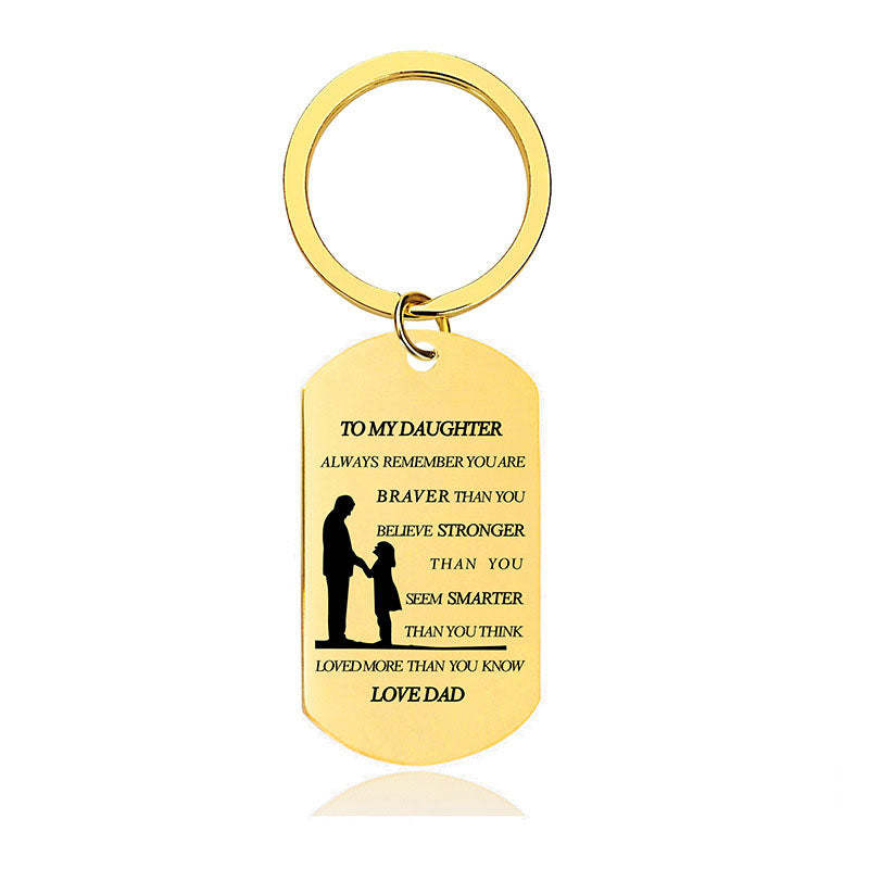 Always Remember You Are Braver Than You Believe - Inspirational Keychain - A901-Jolura