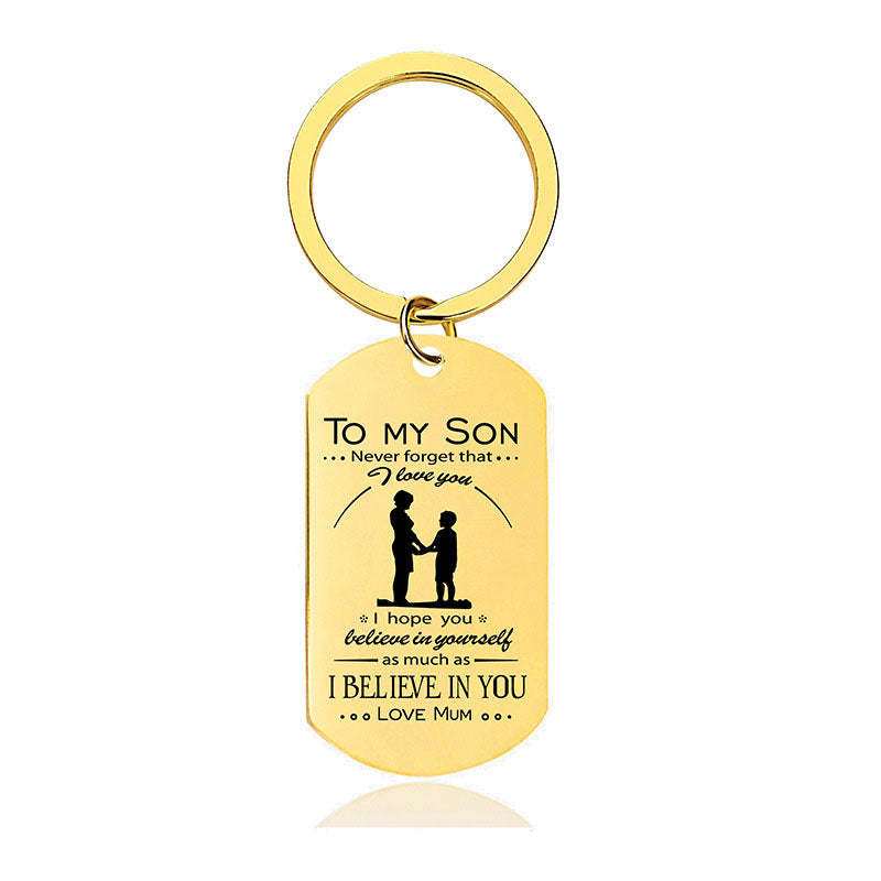 I Hope You Believe In Yourself As Much As I Believe In You - Inspirational Keychain - A903-Jolura