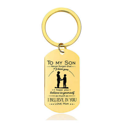 I Hope You Believe In Yourself As Much As I Believe In You - Inspirational Keychain - A903-Jolura