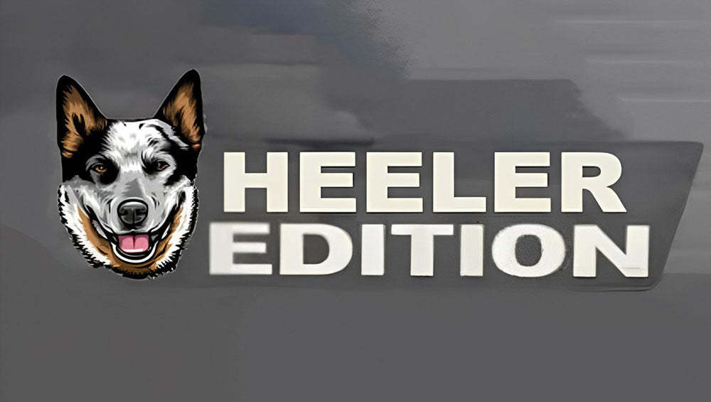 Heeler Dog Car Badge Laser Cutting Car Emblem CE071-Jolura