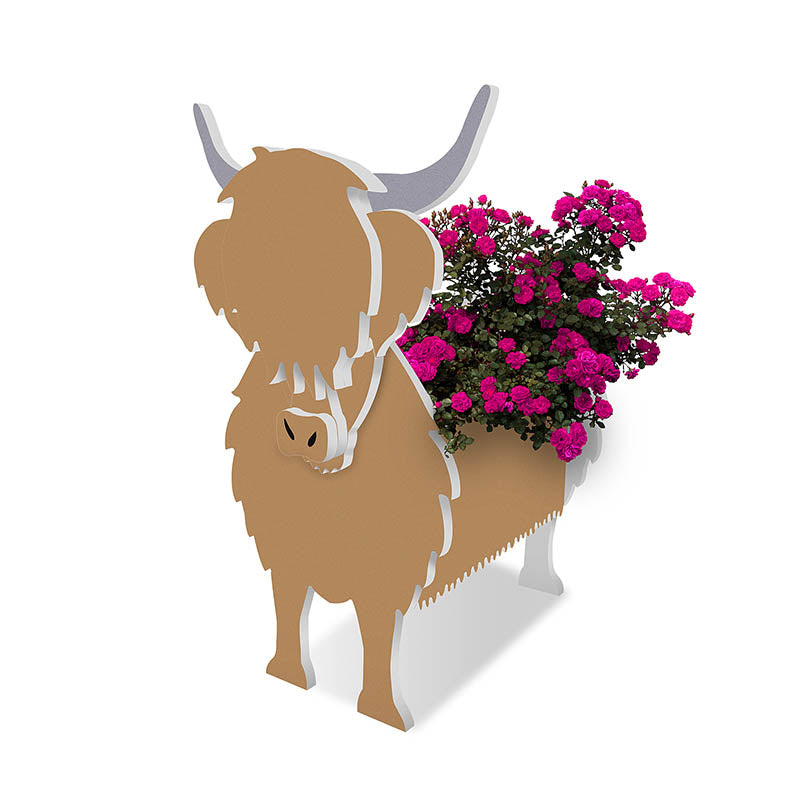 Highland Cattle Planter AP061-Jolura