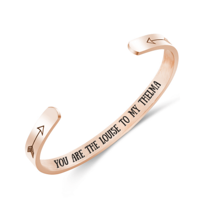 "You Are The Louise To My Thelma" & "You Are The Thelma To My Louise" Bracelet-Jolura