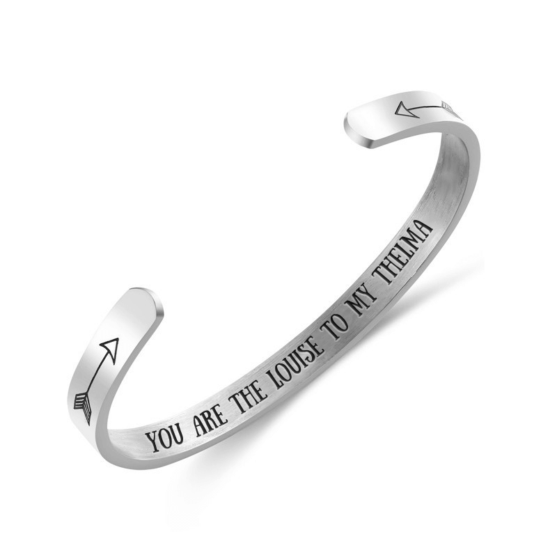 "You Are The Louise To My Thelma" & "You Are The Thelma To My Louise" Bracelet-Jolura