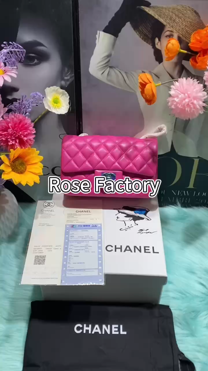 Chanel pink bag
