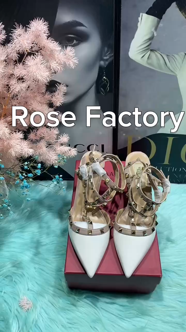 Valentino white high heels