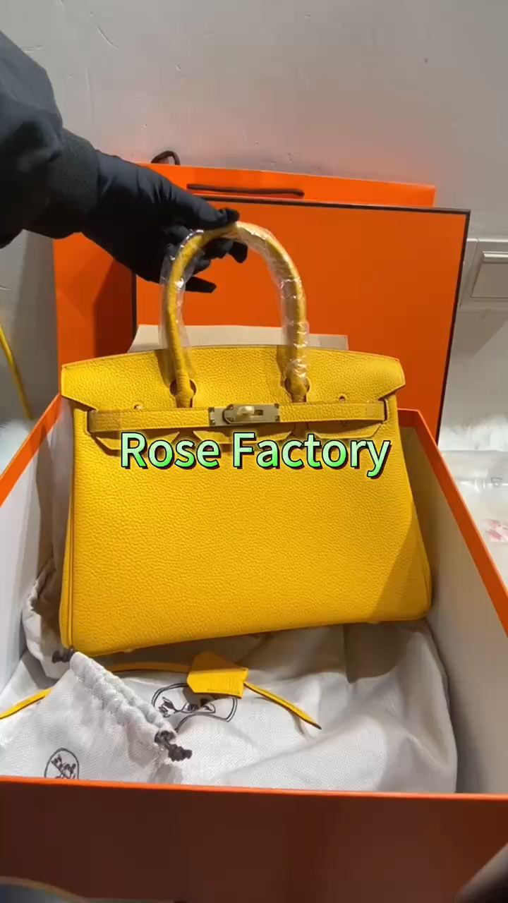 Hermes yellow bag