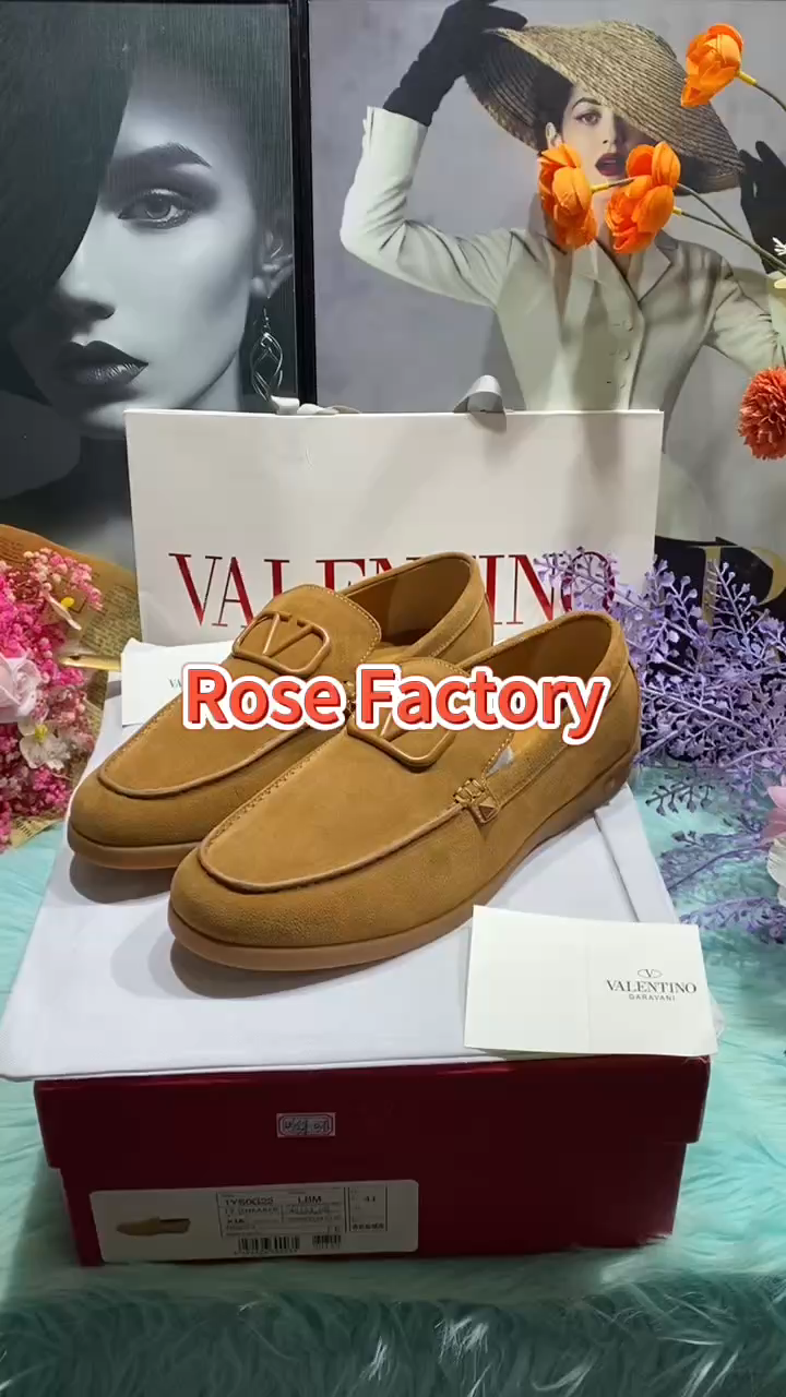 Valentino dark brown shoes