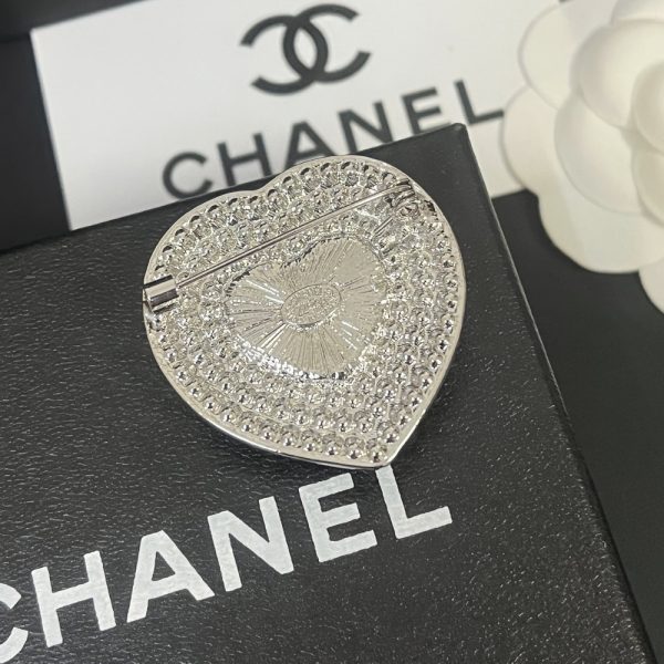 CC Heart Brooch
