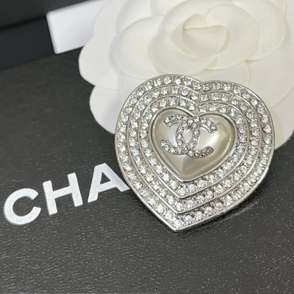 CC Heart Brooch
