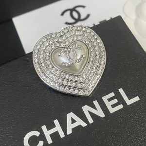 CC Heart Brooch