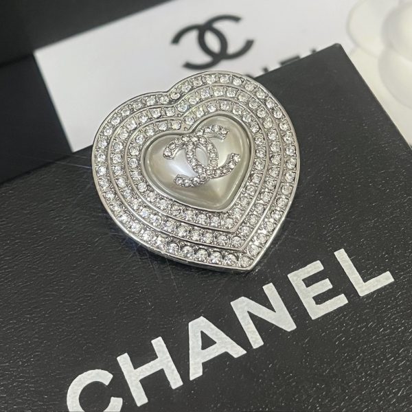 CC Heart Brooch