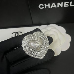 CC Heart Brooch