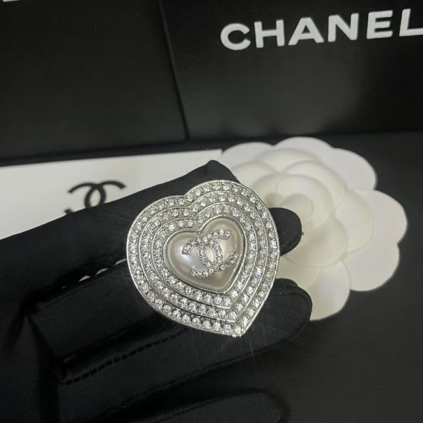 CC Heart Brooch