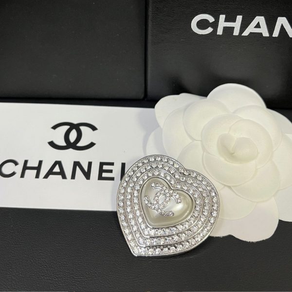 CC Heart Brooch