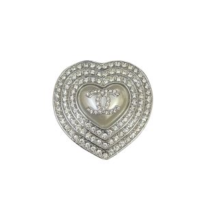 CC Heart Brooch