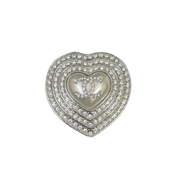 CC Heart Brooch