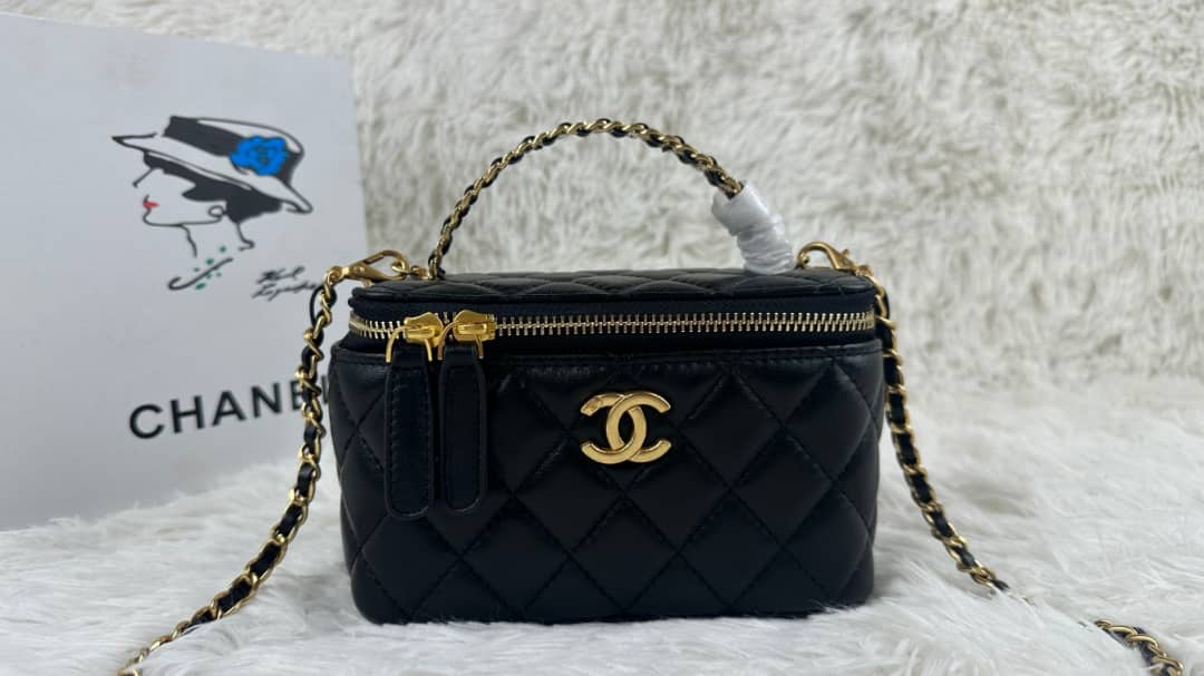 Black and white bags
