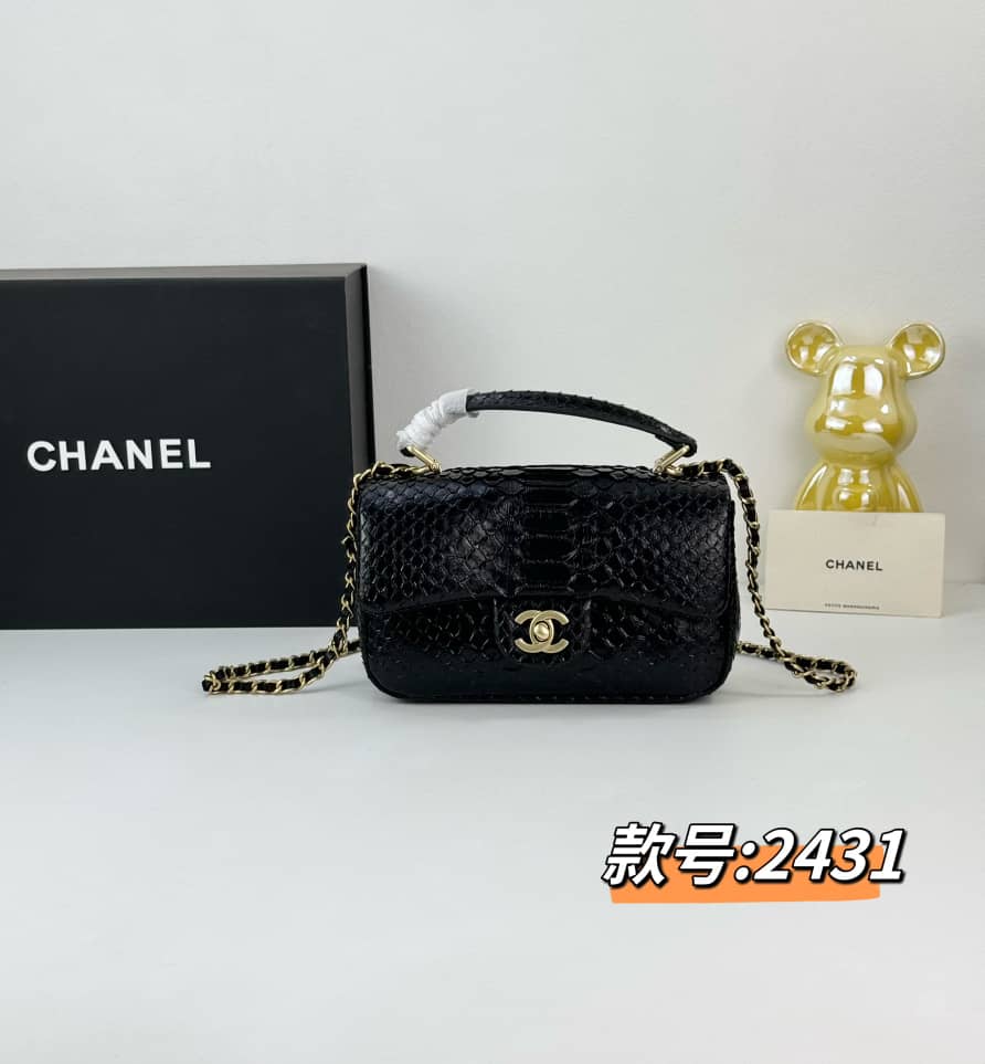 Black and white bags