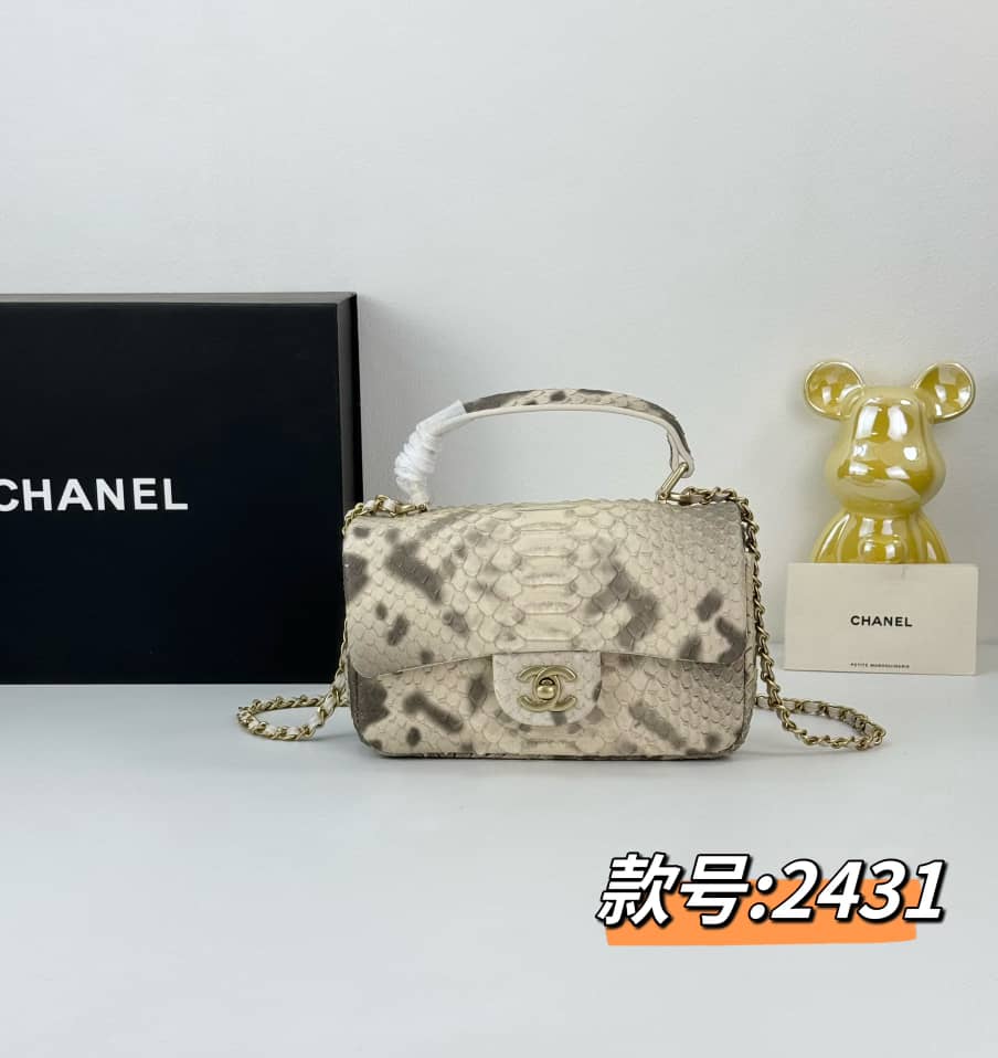 Black and white bags