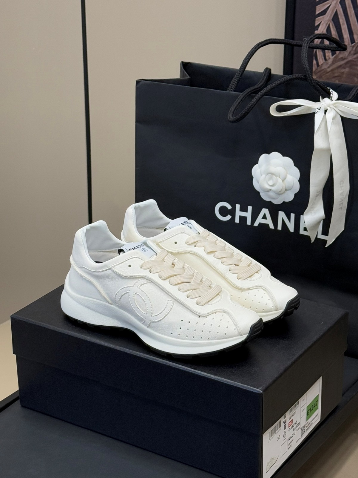 Chanel and Prada shoes 