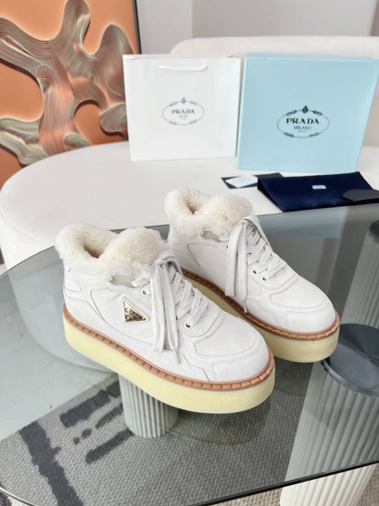 Chanel and Prada shoes 