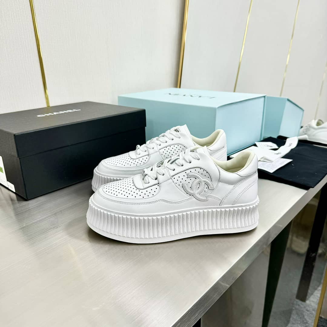 Chanel and Prada shoes 