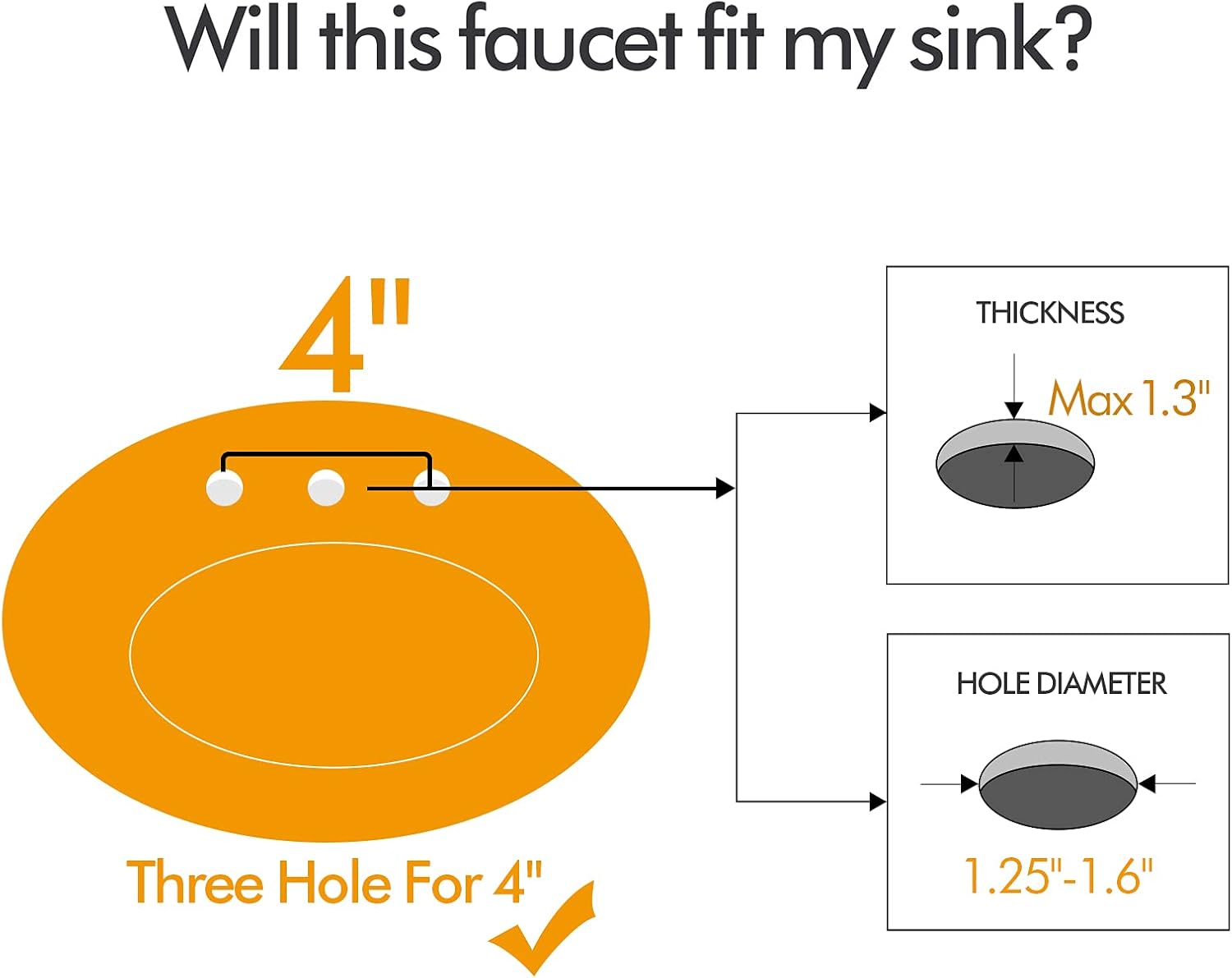 Lead-Free Oil Rubbed Bronze Bath Sinks Faucets 