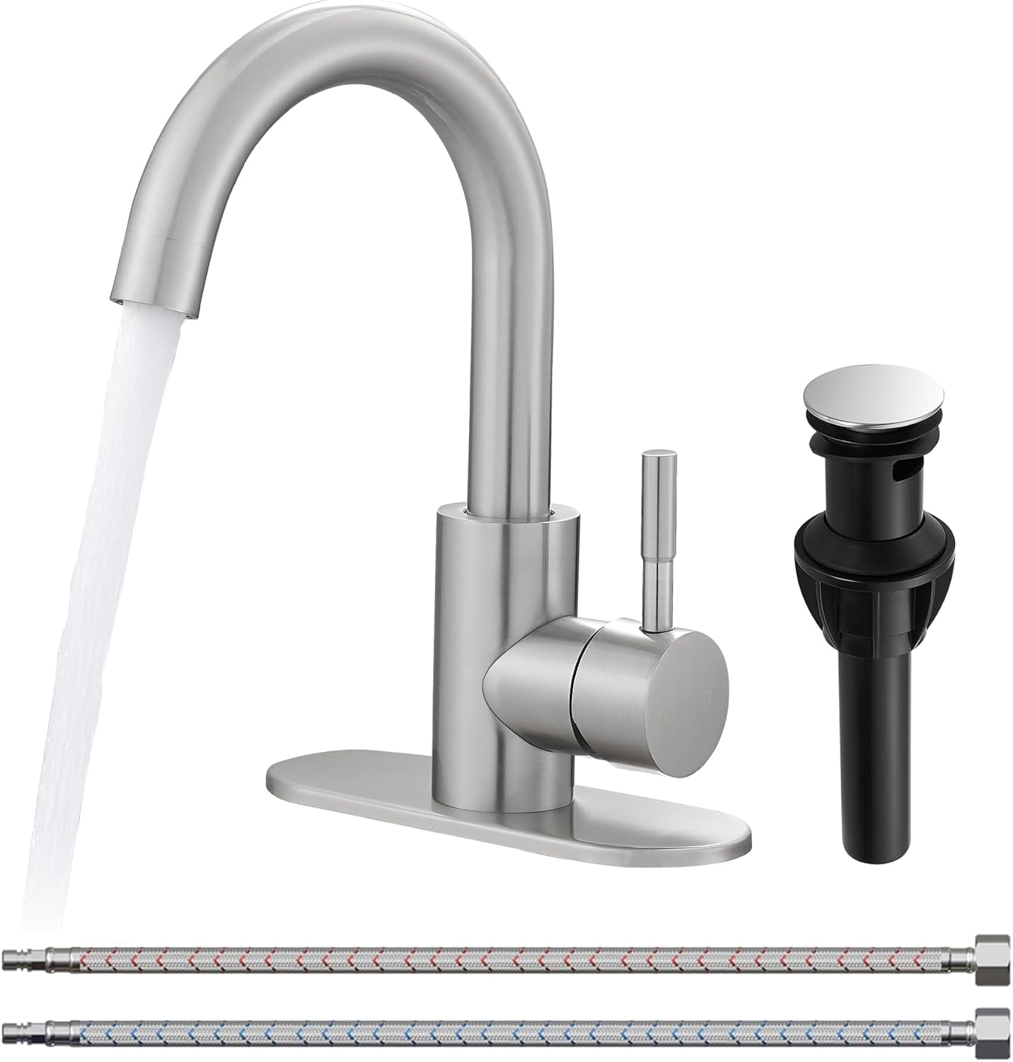 Bar Sink Faucet Single Hole for Bathroom Kitchen