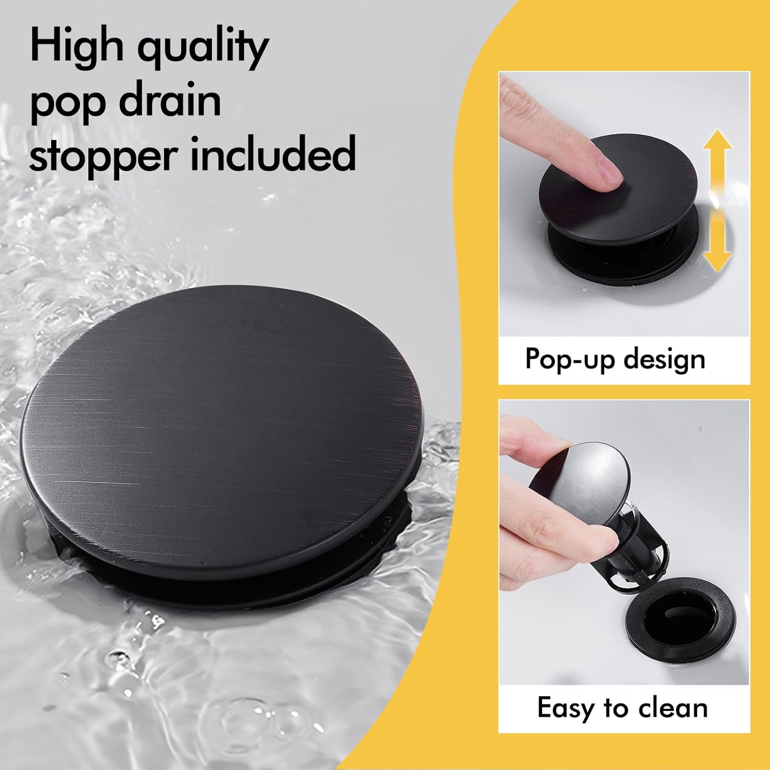 Waterfall Faucet Bathroom Faucet Single Handle One Hole 