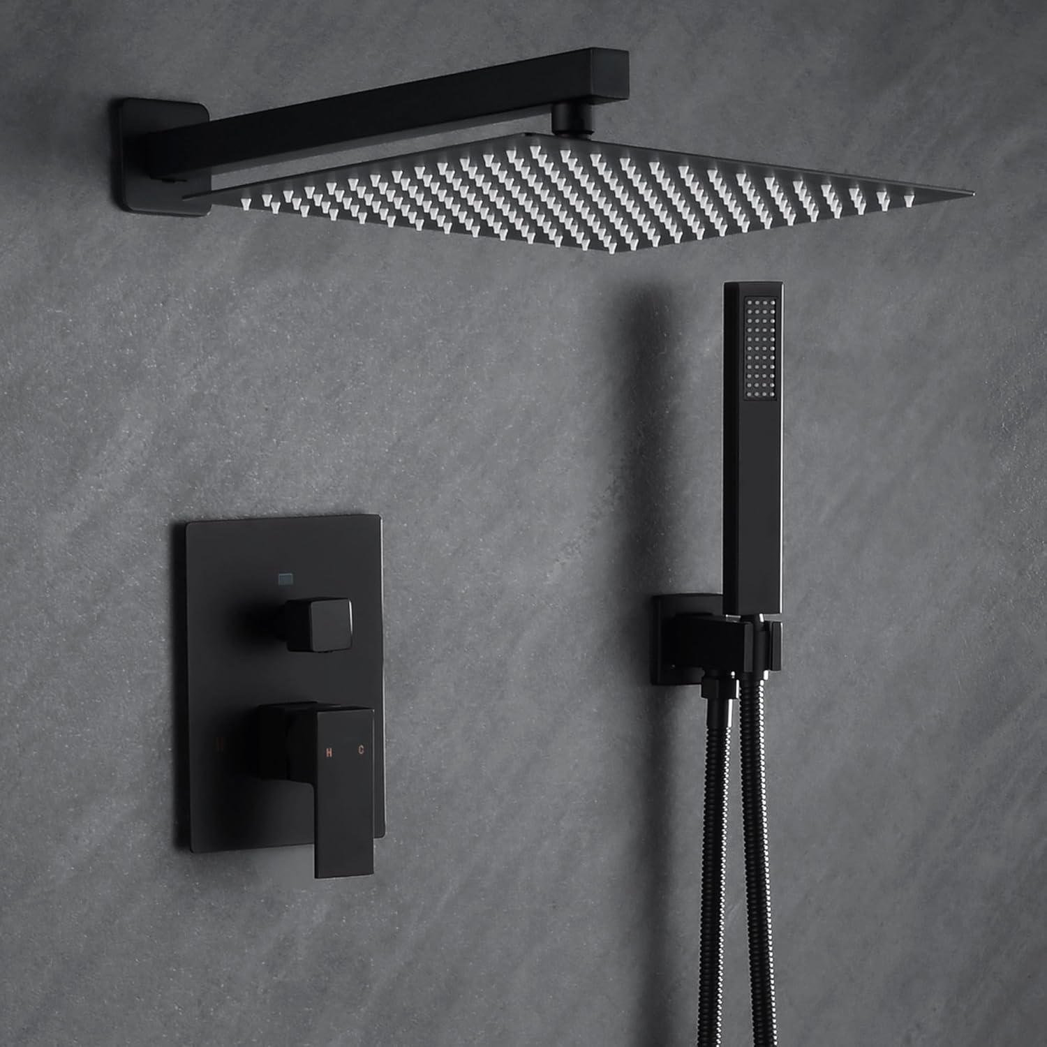 10 Inches Rainfall Shower Head and Handle 