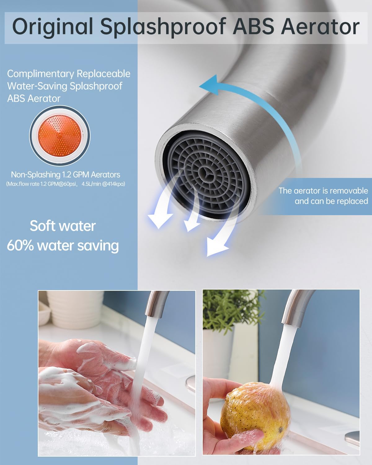 Bar Sink Faucet Single Hole for Bathroom Kitchen