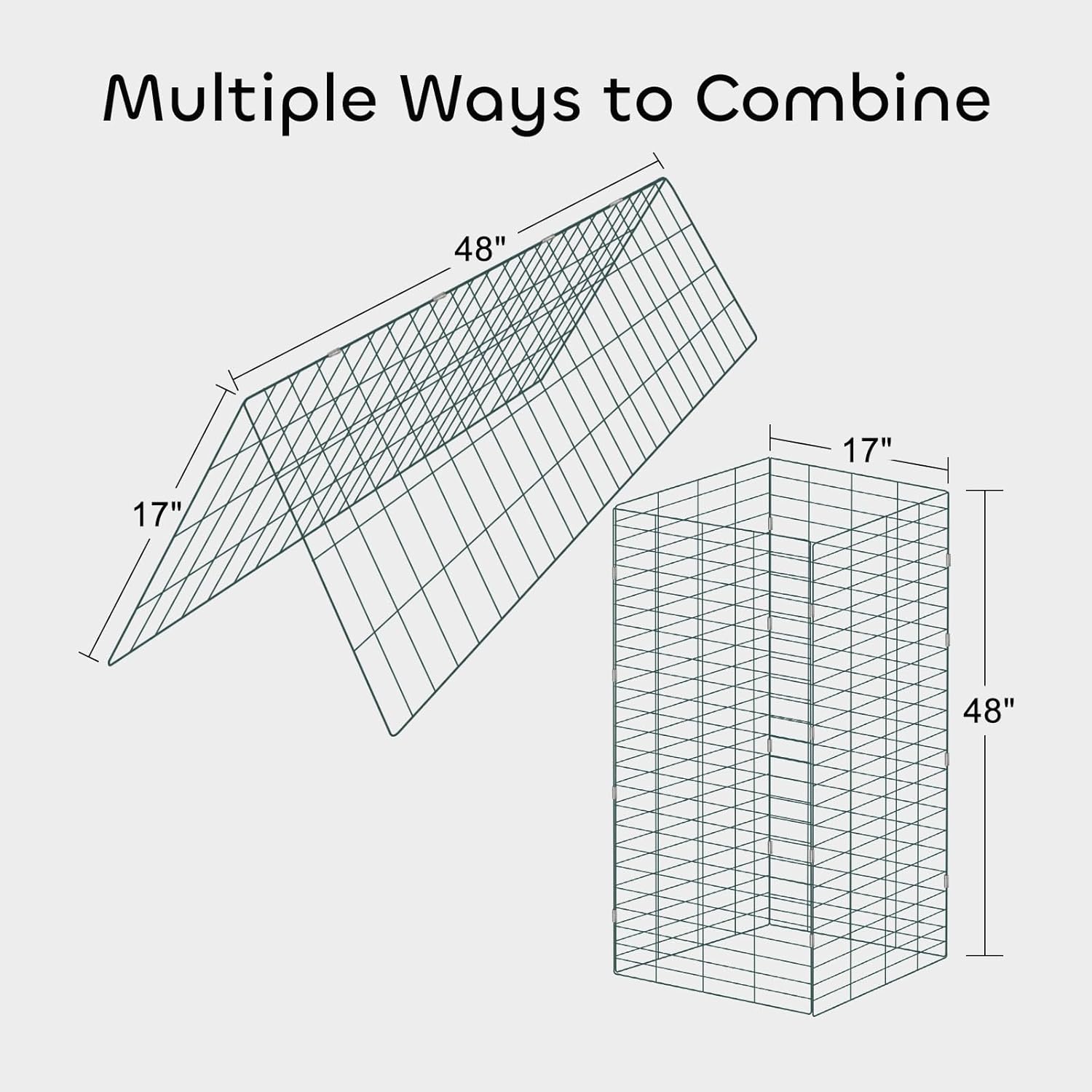 34 x 48 Inches Foldable Cucumber Trellis A-Frame Garden Trellis with 328 Feet Twist Ties, for Cucumber, Climbing Plants Vegetables Flowers