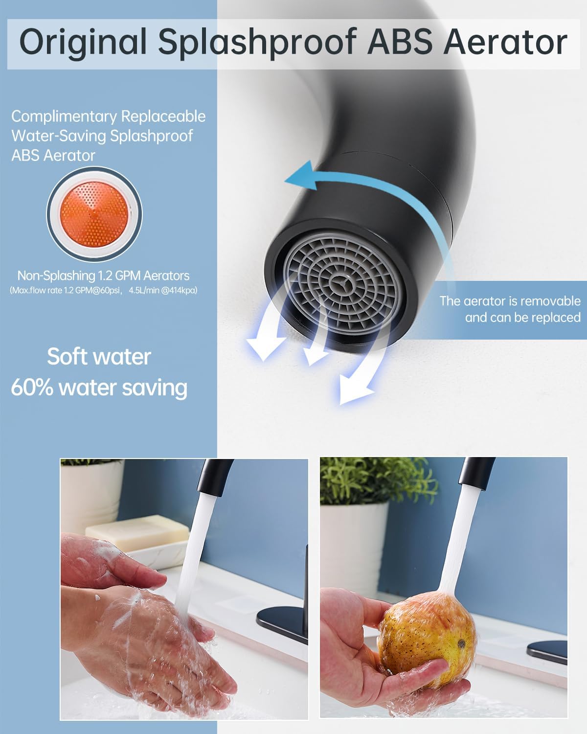 Bar Sink Faucet Single Hole for Bathroom Kitchen