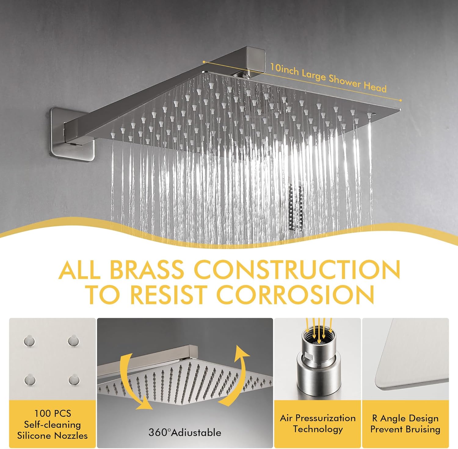  Shower Faucet set with Shower head 