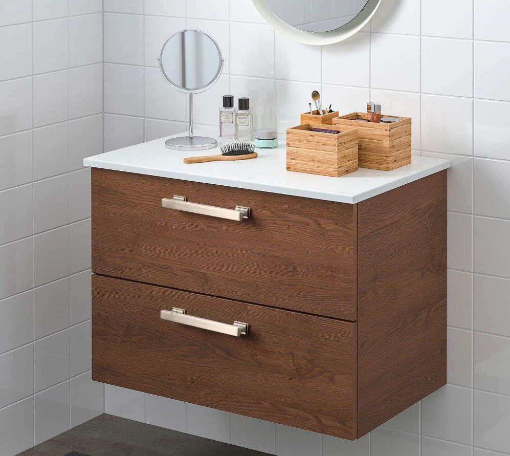 10 Pack Brushed Satin Nickel Cabinet Pulls, 5 Inch(128mm) Hole Centers Cabinet Handles Kitchen Hardware for Cabinets and Drawers