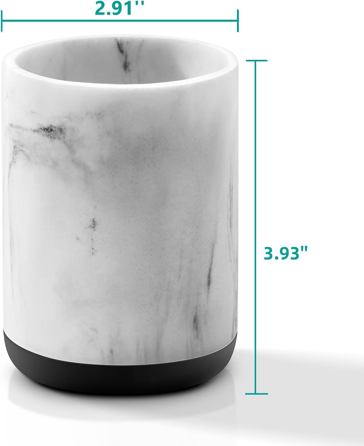 Toothbrush Holders for Bathrooms, Toothpaste Tooth Brushing Holder, Bathroom Organizer Countertop for Vanity/Makeup Brushes