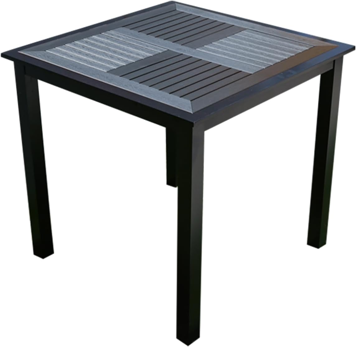 Black Cast Aluminum Chairs for Backyard, Garden
