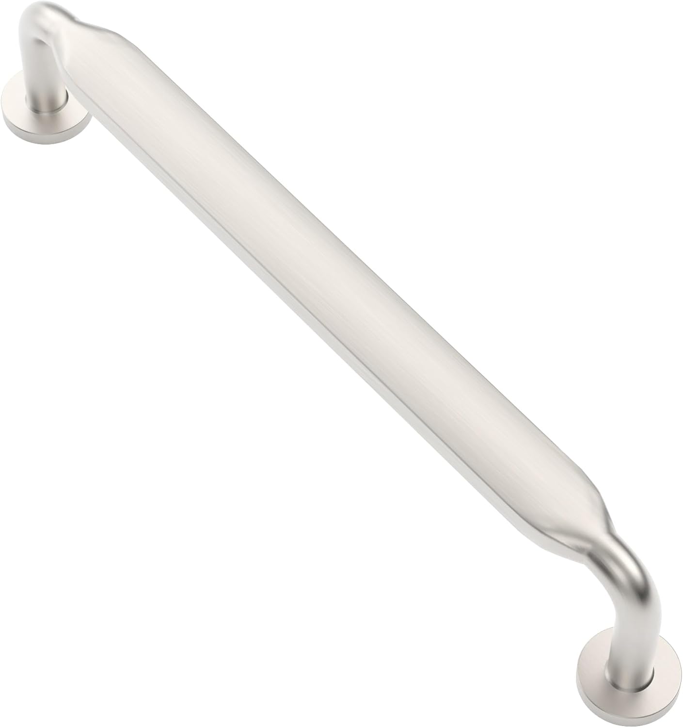 10 Pack Brushed Satin Nickel Cabinet Handles, 5 Inch(128mm) Hole Centers Arch Modern Cabinet Pulls Kitchen Cabinets Hardware for Cabinets and Drawers