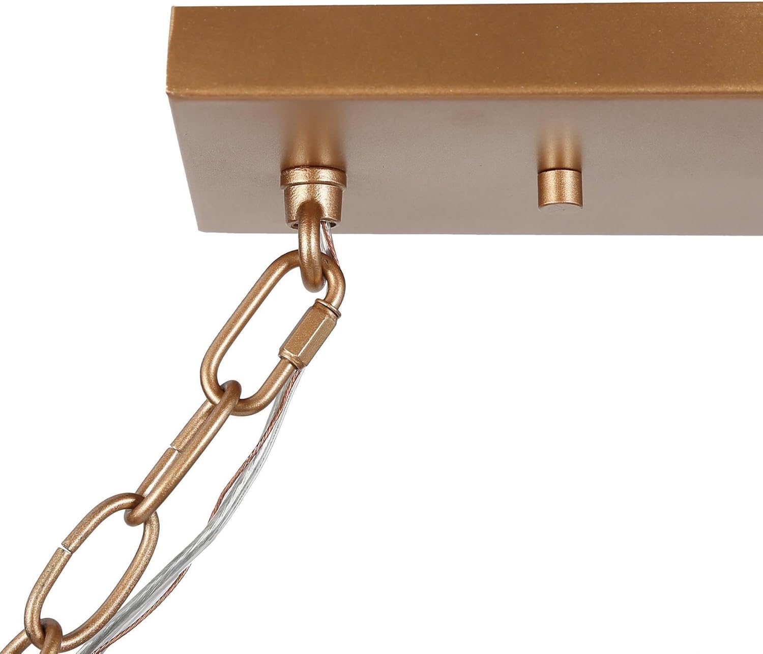 Dining Room Light Fixture Hanging with Seeded Glass Shades and Imitation Electroplated Copper Craft for Kitchen Island