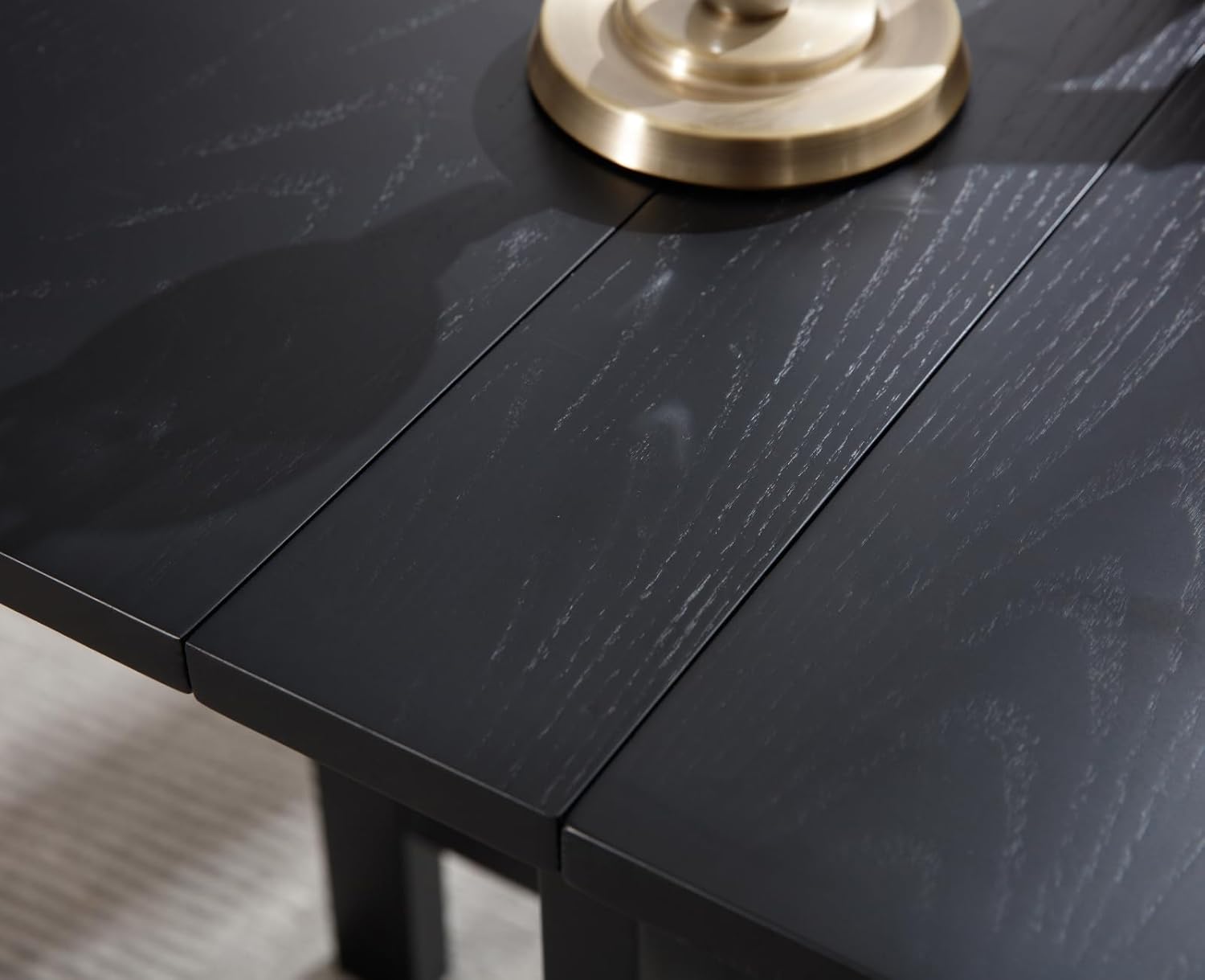 Small Folding Table Square Foldable Card Table Farmhouse Wood Dining Table Side Table for Puzzle Drop Leaf Table for Kitchen/Small Spaces