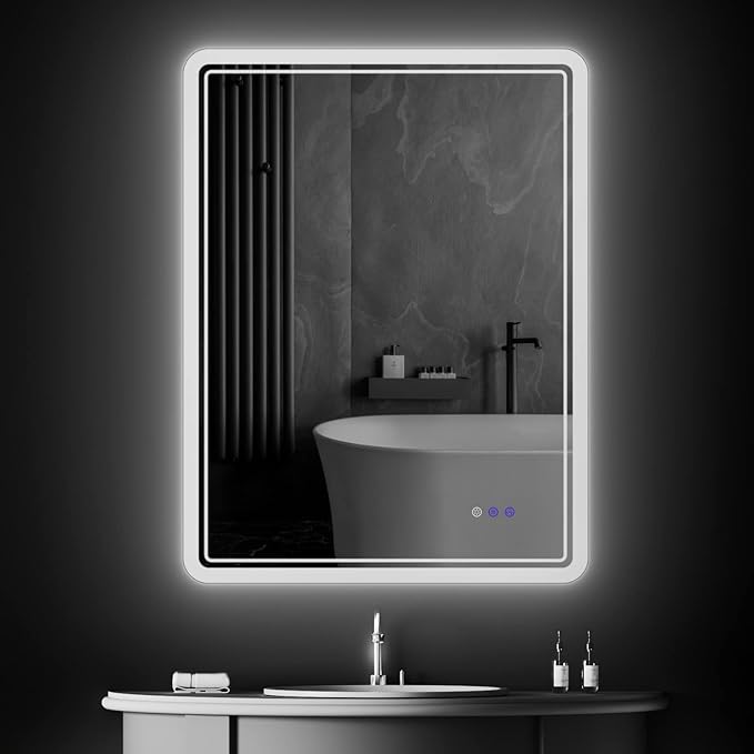28" x 36" LED Bathroom Backlit Mirror, Bathroom Mirror with Lights, LED Mirror for Bathroom
