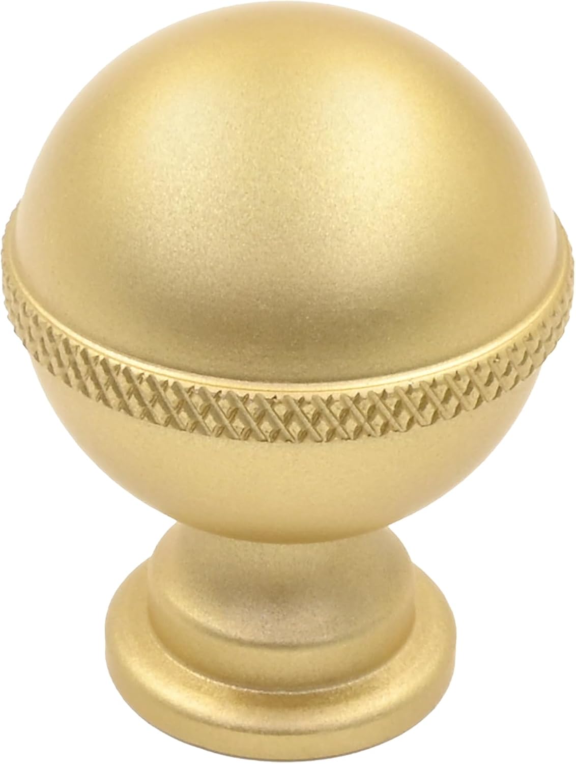 10 Pack Matte Gold Nickel Cabinet Knobs, 1-1/4 Inch(30mm) Kitchen Cabinet Hardware Knobs for Cabinets and Drawers