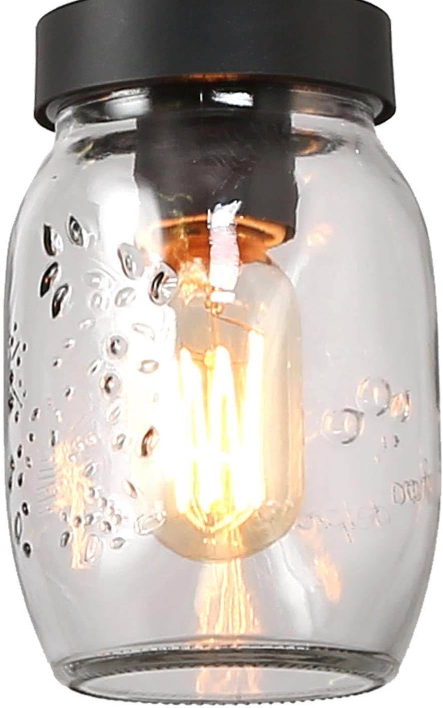 Rustic Mason Jar Chandelier Light Fixture