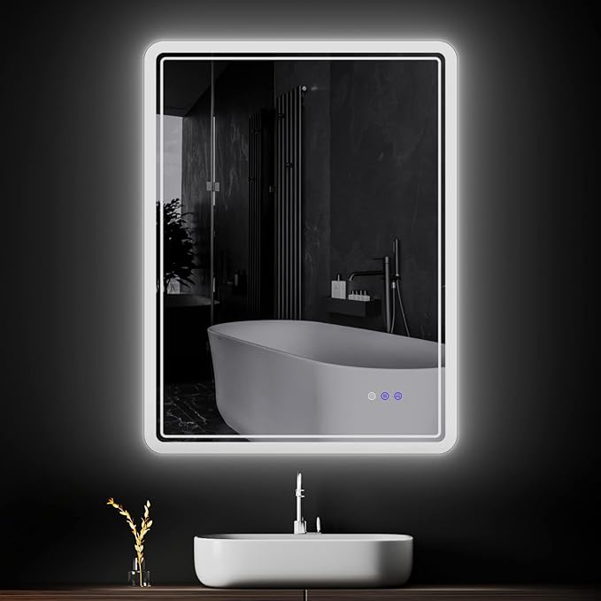 28" x 36" LED Bathroom Backlit Mirror, Bathroom Mirror with Lights, LED Mirror for Bathroom