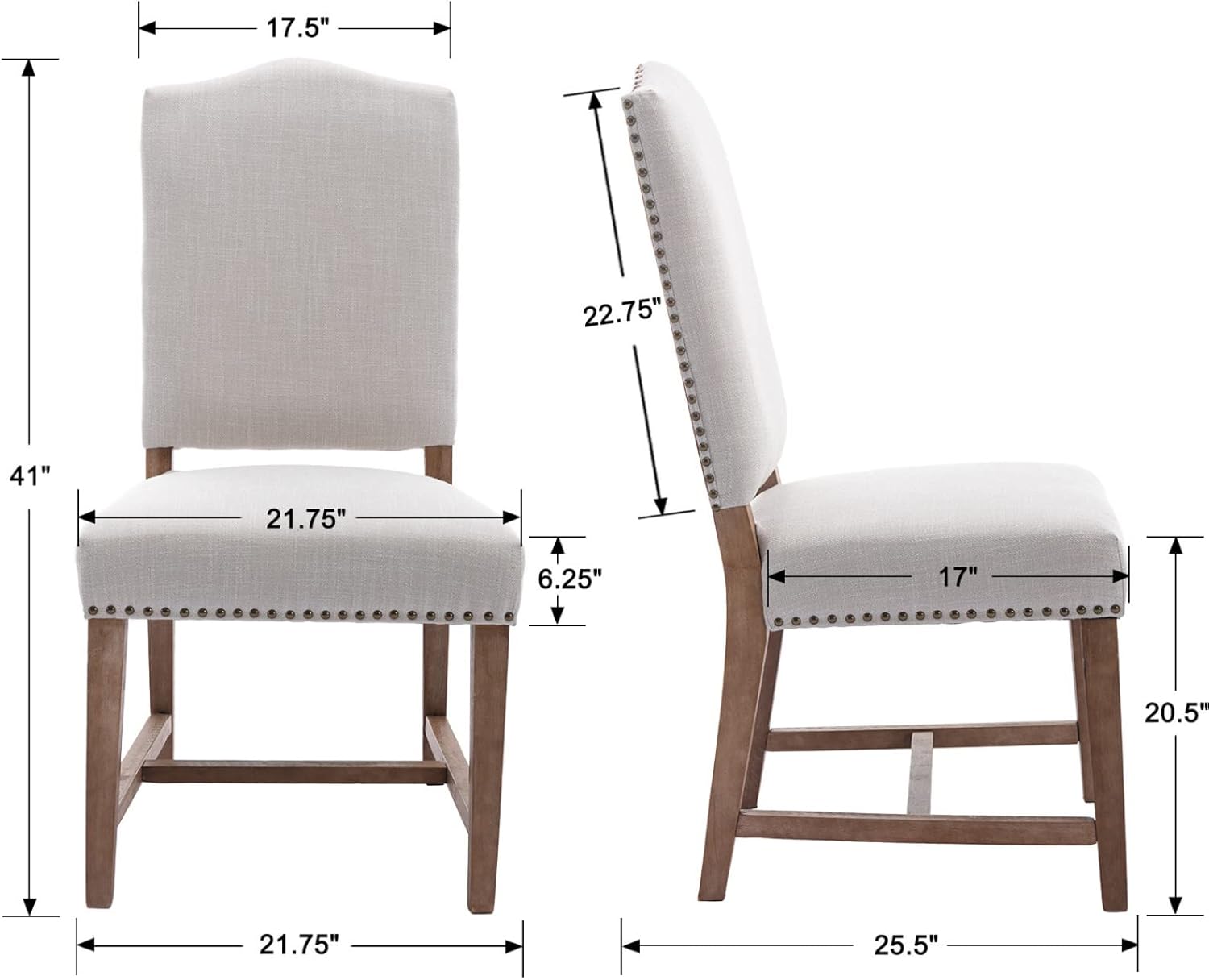 Dining Room Chairs with Cane Back Mid Century Modern Kitchen Chairs Natural Wood Frame Side Chairs