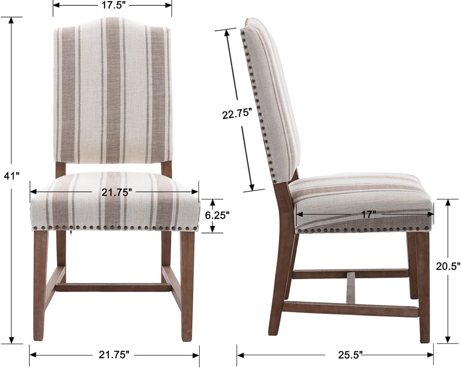 Dining Room Chairs with Cane Back Mid Century Modern Kitchen Chairs Natural Wood Frame Side Chairs