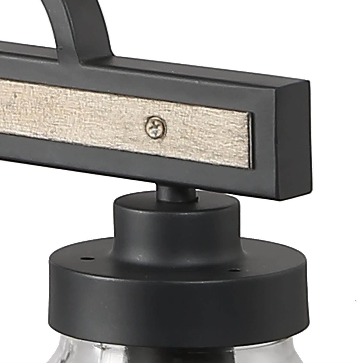 Rustic Mason Jar Chandelier Light Fixture